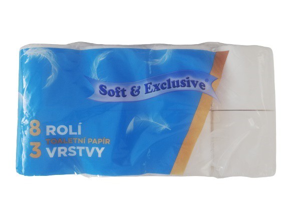 TP Soft exklusive 3v celulóza | Papírové a hygienické výrobky - Toaletní papíry - Vícevrstvý